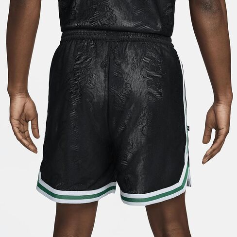 شورت كرة السلة Dri-FIT DNA للرجال مقاس 6 بوصات من Giannis (أسود/أزرق فاتح/أبيض، FZ0827-010) مقاس كبير in Saudi Arabia