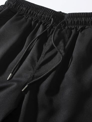 Mens Casual Shorts Summer Beach Drawstring Stretch Golf Shorts with Pocket in Saudi Arabia