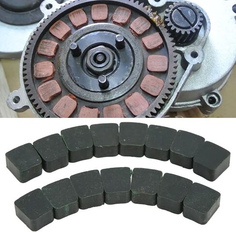 Clutch Pads Kit, 15x Engine Clutch Pads Shape Green Replacement for Motorized in Saudi Arabia