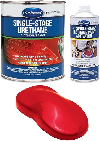 Eastwood 3:1 Fireball Red Pearl Single Stage Automotive Spray Paint 1 Sprayable Gallon Kit in Saudi Arabia