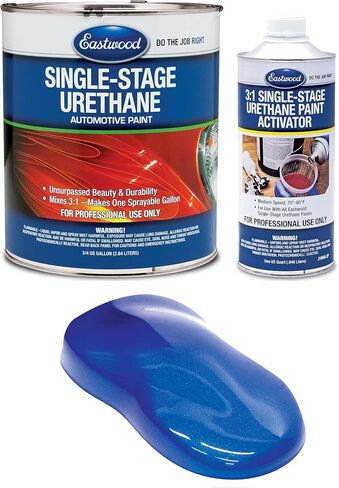 Eastwood 3:1 Burnout Blue Metallic Single Stage Automotive Spray Paint 1 Sprayable Gallon Kit in Saudi Arabia