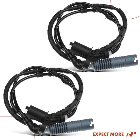 A-Premium 2PC Rear ABS Wheel Speed Sensor Compatible with BMW Models - 330Ci, 330i 2001-2002, 3.0L - Replace# 34521166126 in Saudi Arabia