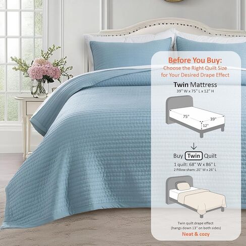 kasentex نورس مجموعات الفراش الملك الحجم لحاف رمادي مع وسادة الشام، غطاء سرير ناعم خفيف الوزن، بطانية مبطنة غطاء سرير المعزي رقيقة، كل موسم الربيع الصيف، 3 قطع، 104x90 بوصة in Kuwait