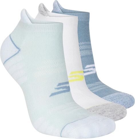 Skechers womens 3-pack Performance Pickleball Low Cut Socks, Odor Control & Mesh Ventilation in Saudi Arabia