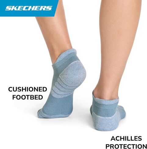 Skechers womens 3-pack Performance Pickleball Low Cut Socks, Odor Control & Mesh Ventilation in Saudi Arabia