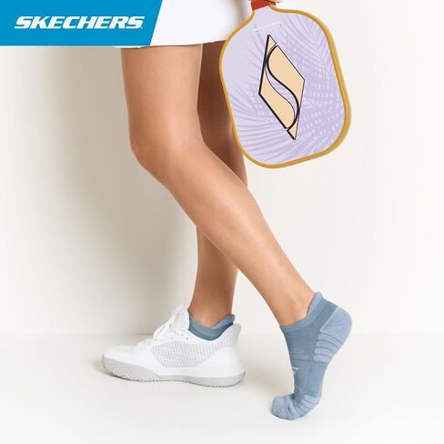 Skechers womens 3-pack Performance Pickleball Low Cut Socks, Odor Control & Mesh Ventilation in Saudi Arabia