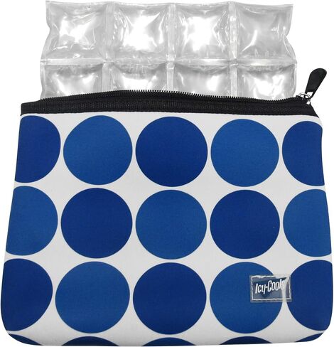 Neoprene Insulated Pouch and Ice Mat for Insulin, Medicine and Lipstick - TSA Compliant (Pink Dot) by Icy Cools in Saudi Arabia