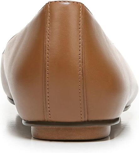 Naturalizer Womens Maxwell Round Toe Comfortable Classic Slip On Ballet Flats ,Café Brown Leather,5 Medium in Saudi Arabia