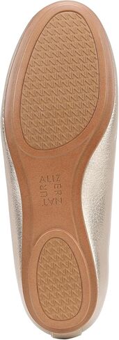 Naturalizer Womens Maxwell Round Toe Comfortable Classic Slip On Ballet Flats ,Café Brown Leather,5 Medium in Saudi Arabia
