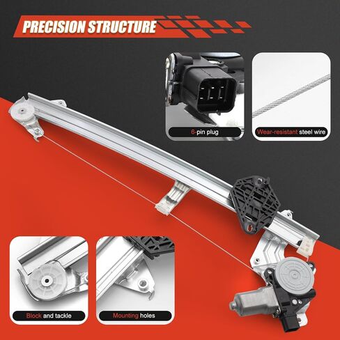 Power Window Regulator with Motor Compatible with 2014-2018 Subaru Forester Front Left Driver Side Replace#61041SG010, 61041SG011, 61041SG012 (Driver Side) in Saudi Arabia