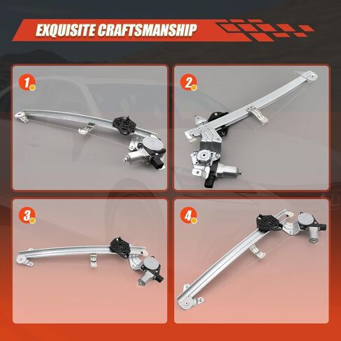Power Window Regulator with Motor Compatible with 2014-2018 Subaru Forester Front Left Driver Side Replace#61041SG010, 61041SG011, 61041SG012 (Driver Side) in Saudi Arabia
