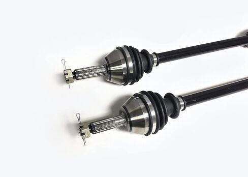 Precision Front CV Axles for Polaris Ranger 500 & Series 10/11 4x4 6x6 PPS 2002-2005, Left & Right, Quality Tested, Heat-Treated, 4140 Chromoly Steel, Exact Fit, ATVPC in Saudi Arabia