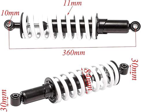 14" 360mm Rear Shock Absorber Suspension 850lbs for Motorcycle ATV Quad Buggy 4 Wheeler Go Kart Golf Cart Tricycle Scooter Dirt Pit Bike Trail in Saudi Arabia