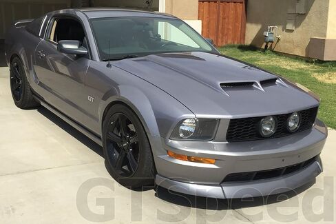 [GT-Speed] متوافق/بديل للشفة الأمامية ذات المصد الأمامي CV Type-2 Style PU Front Lip، 2005 2006 2007 2008 2009 Ford Mustang GT Bumper فقط (غير متوافق مع المصد الأساسي) in Saudi Arabia
