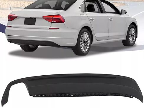 KARPAL Rear Lower Bumper Valance Spoiler Air Deflector Textured Compatible with 2016-2019 VW Replaces for 561807521D9B9 VW1195113 in Saudi Arabia