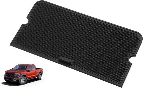 Center Console Compartment Cover for Ford F150 Accessories 2021-2024 2025/Lightning XLT 2022-2025 Interior Hidden Panel Secret Pocket Lid USB Hole (Fits into The Open Pocket in Front of The Shifter) in Saudi Arabia