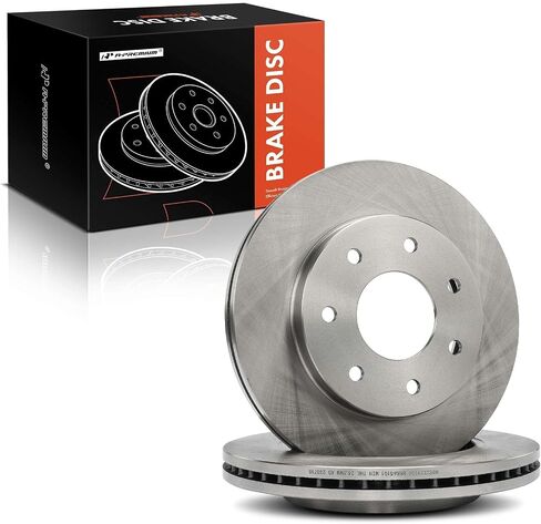 A-Premium 12.99 inch (330mm) Front Vented Disc Brake Rotors Compatible with Select Ford and Lincoln Models - F-150 F150 2004-2008, Mark LT 2006-2008, Fit for 4WD only, 2-PC Set in Saudi Arabia
