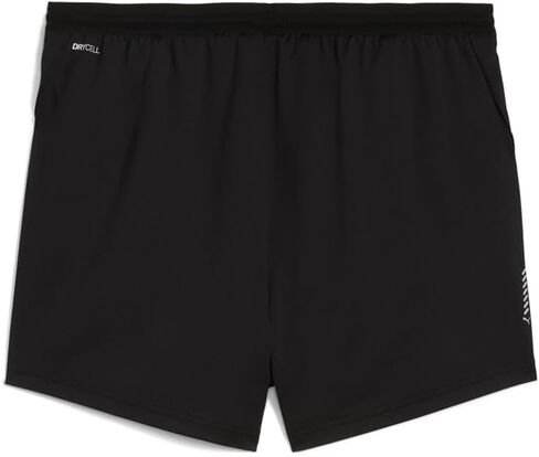 PUMA Mens Run Knit 3 Inch Split High Waisted Shorts Casual Bottoms Casual Drawstring - Black - Size XXL in Saudi Arabia