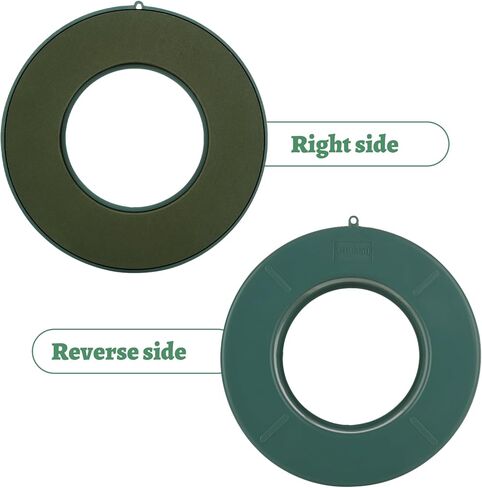 LOYORTY 3PCS 10Inch Flower Foam Ring, Green Floral Foam Blocks, Floral Foam for Flower Arrangements, Wet Flower Foam Ring for Flower Arrangements for Wedding, Birthdays, Home in Kuwait