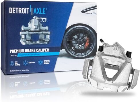 Detroit Axle - Front Left Driver Side Brake Caliper w/Bracket Replacement for BMW 323i X1 328xi 328i xDrive in Saudi Arabia