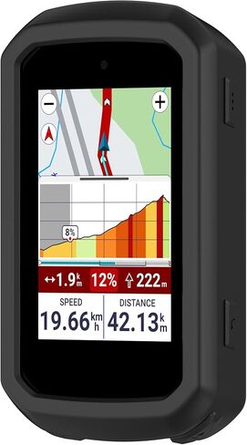 Silicone Cover Case for Garmin Edge 1050, Portable Cover Protective Sleeve for Garmin Edge 1050 Case, Waterproof & Anti-Falling (Black) in Kuwait