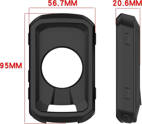Silicone Cover Case for Garmin Edge 1050, Portable Cover Protective Sleeve for Garmin Edge 1050 Case, Waterproof & Anti-Falling (Black) in Kuwait
