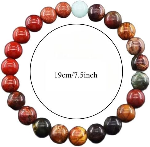 Solar System Planet Bracelet Handmade 8mm Natural Stone Beaded Bracelet Universe Galaxy Eight Planets Guardian Jewelry for Women Men in Saudi Arabia