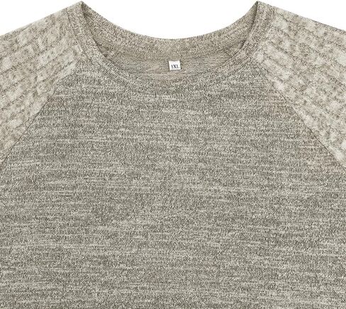 Plus-Size Sweatshirts for Women Casual Raglan Long Sleeve Pullover Tops Oversized Trendy Crewneck Shirts XL-5XL in Saudi Arabia
