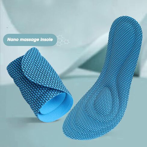 3Pairs Cuttable Sports Insole Thickened Soft Elastic Shoe Pads Women and Men Memory Sponge Insoles (Gray,45-46) in Saudi Arabia