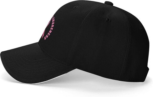 Breast Cancer Awareness with Pink Ribbon Baseball Cap for Men & Women Fashion Dad Hats Unisex Adult Trucker Hat Curved Brim Baseball Hat Adjustable in Saudi Arabia