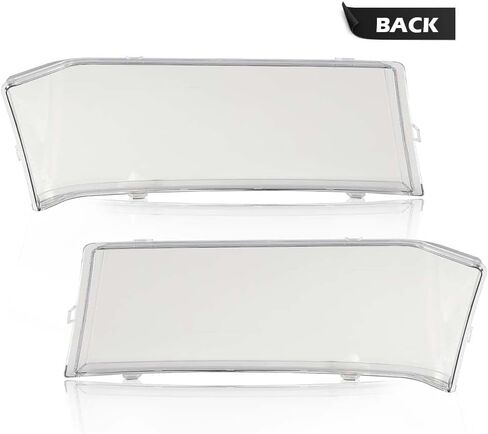 G-PLUS Front Headlight Lens Cover Compatible with Chevy Silverado 1500/2500HD/3500HD 2007 2008 2009 2010 2011 2012 2013 Clear Lens, Left & Right Side in Saudi Arabia