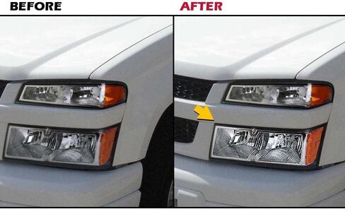 G-PLUS Front Headlight Lens Cover Compatible with Chevy Silverado 1500/2500HD/3500HD 2007 2008 2009 2010 2011 2012 2013 Clear Lens, Left & Right Side in Saudi Arabia