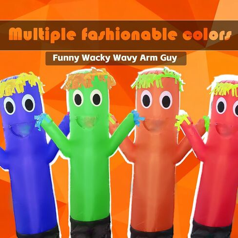 Inflatable Tube Man Costume,Inflatable Costumes for Adult,Wacky Wavy Arm Guy Funny Halloween Costume for Adults in Saudi Arabia