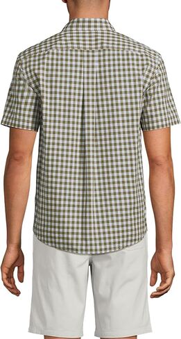 Lands' End Men's Short Sleeve Essential Lightweight Poplin in Saudi Arabia