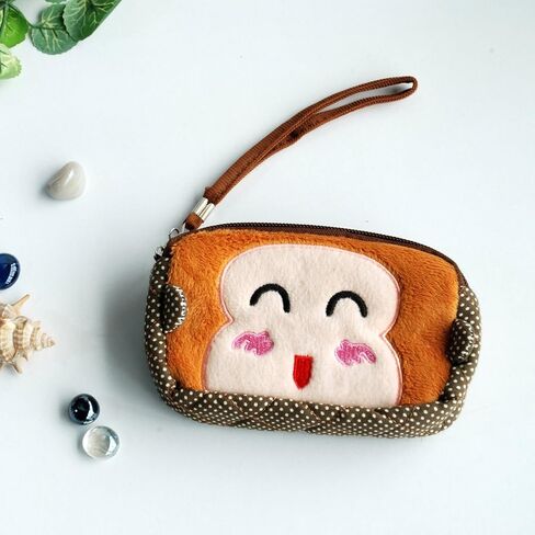 Blancho Bedding [Happy Monkey] Embroidered Applique Wallet Purse Pouch(5.9 * 3.7 * 1.1) in Saudi Arabia