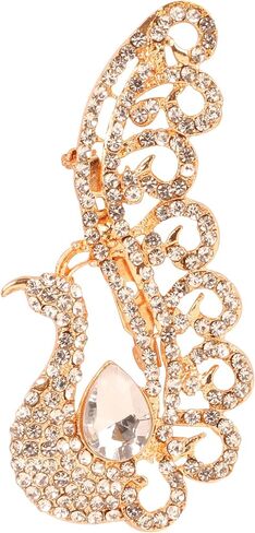 Touchstone Indian Bollywood Fashion Handcrafted Traditional Classic Royal Rajwada Designer Wedding Jewelry Rings in Copper Or Gold Or White Tone for Women. in Saudi Arabia