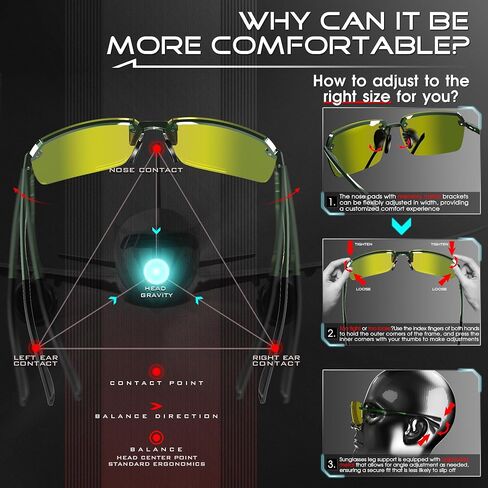 ATTCL Men's Polarized Sunglasses, UV400 Protection, Square Metal Shades for Street, Beach, Vacation in Saudi Arabia