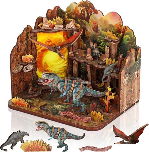 DIY Miniature Dollhouse Kit, Wooden Tiny Doll House Kit with Furniture, Creative Handmade Woodcrafts Toy for Adults, Ideal for Birthday, Christmas, Souvenir Gift, Molly Garden in Kuwait