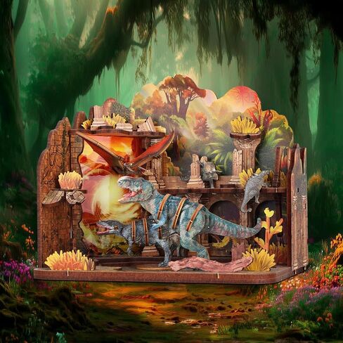 DIY Miniature Dollhouse Kit, Wooden Tiny Doll House Kit with Furniture, Creative Handmade Woodcrafts Toy for Adults, Ideal for Birthday, Christmas, Souvenir Gift, Molly Garden in Kuwait