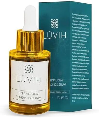 مصل تجديد الوجه من LUVIH Eternal Dew للنساء والرجال - أمصال ممتلئة ومغذية للعناية بالبشرة - مصل مرطب للوجه للبشرة الناضجة - التجاعيد والدروع حاجز البشرة - 30 مل in Saudi Arabia