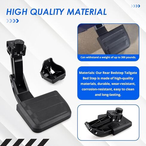 خطوة الباب الخلفي للسرير الخلفي متوافقة مع Toyota Tacoma Tacoma 2024 2025 شاحنة قابلة للطي خطوة الباب الخلفي المصد القابل للسحب (PT392-35920) in Kuwait