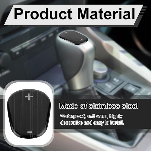 ملصق غطاء ناقل الحركة للاعتدال 2018-2020، غطاء مقبض ناقل الحركة من الفولاذ المقاوم للصدأ لتزيين السيارة الداخلي in Kuwait