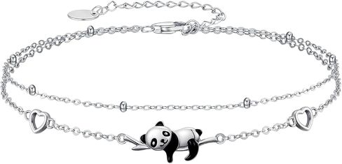 Ankle Bracelets for Women 925 Sterling Silver Layered Sea Turtles/Elephant/Wave Anklet Animal Bracelet Summer Ocean Beach Jewelry Mothers Day Gifts for Women in Kuwait