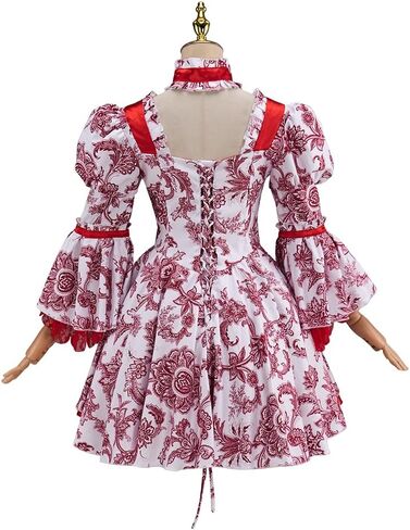 فستان كوين ماري أنطوانيت الروكوكو ذو الكرة الفيكتورية لوليتا فستان قصير القرون الوسطى القرن الثامن عشر فستان قصير للنساء in Kuwait