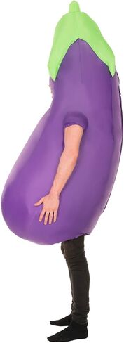 Morph Eggplant Costume Adult, Inflatable Eggplant Costume, Halloween Costumes for Men, Halloween Costumes for Adults in Saudi Arabia