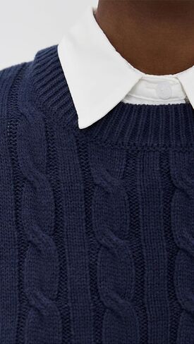 Lioness Women's Coastal Cable Knit Pullover in Saudi Arabia
