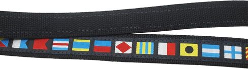skippers Nautical Code Flag Belt, Black Ribbon on Black Webbing in Saudi Arabia