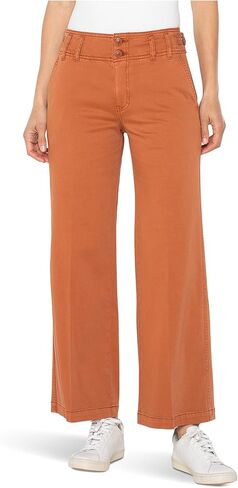 بنطال نسائي ذو خصر عالي وواسع الساق in Kuwait