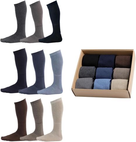 جوارب بيير هنري الرسمية لمنتصف الساق للرجال من 7، 9 إلى 11 in Kuwait