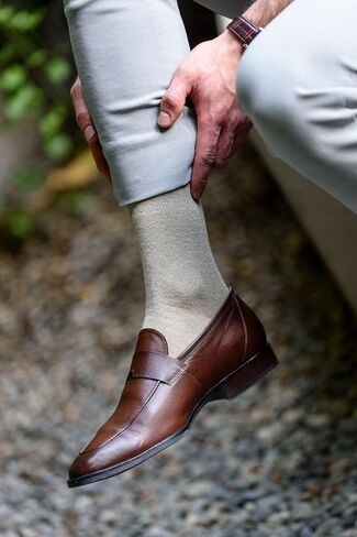 جوارب بيير هنري الرسمية لمنتصف الساق للرجال من 7، 9 إلى 11 in Kuwait